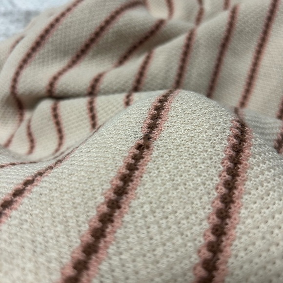 Old Navy Size M Beige and Red/Pink Striped Sweater - Picture 5 of 5